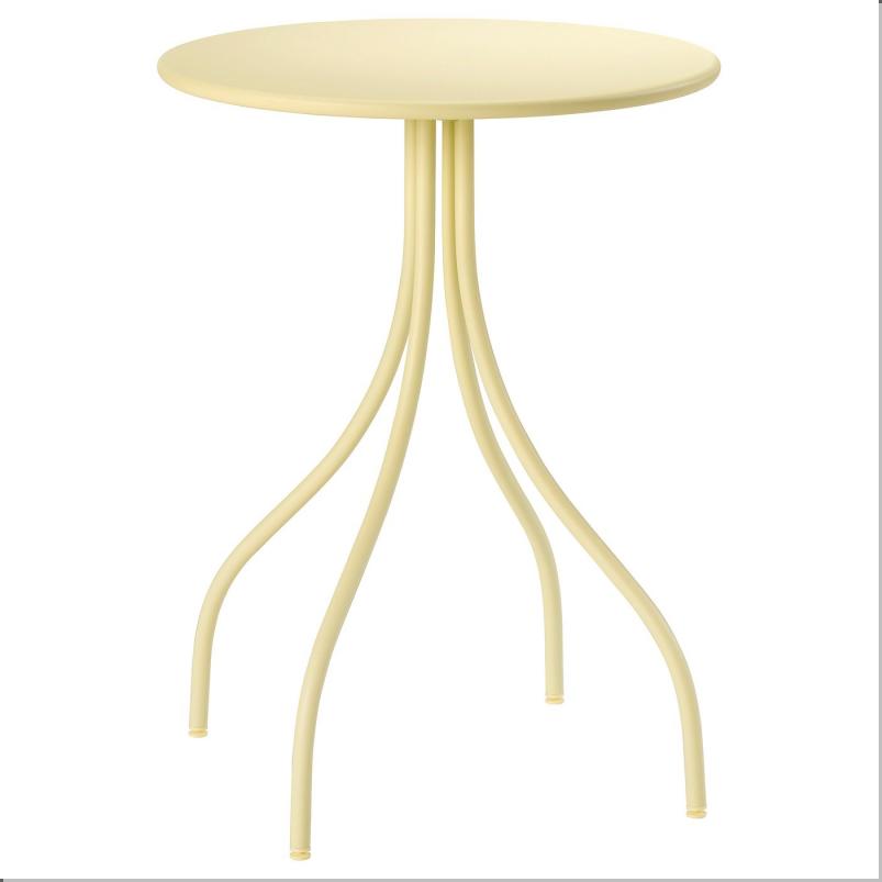 TANEBRO トーネブロ サイドテーブル - 室内/屋外用/ペールイエロー 46cm