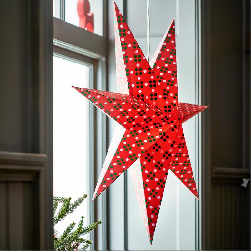 STRALA ストローラ ランプシェード - ピンク/グリーン 70cm