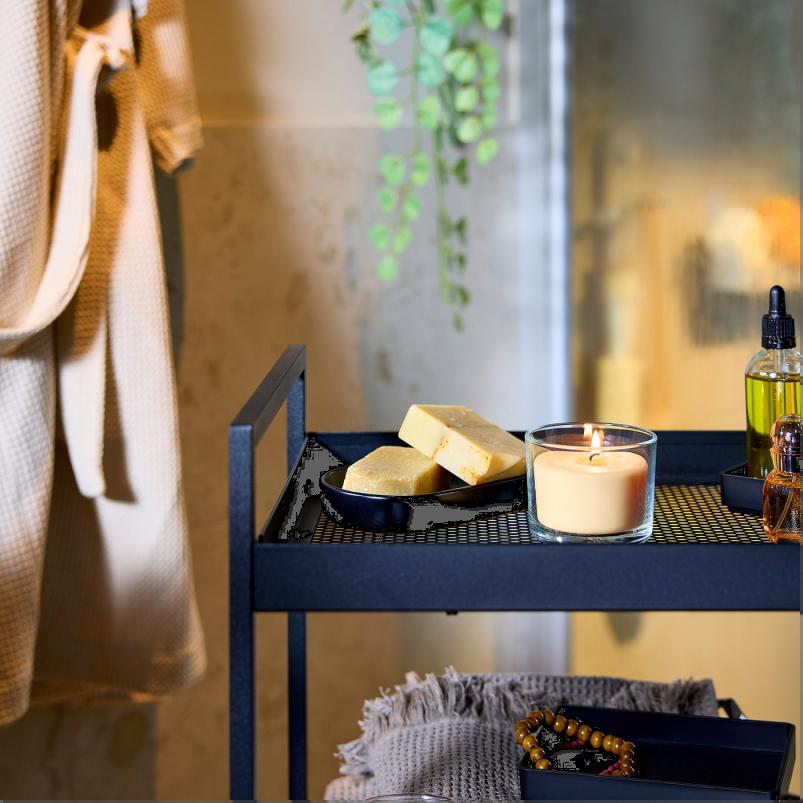 LOTSFÅGEL ロッツフォーゲル アロマキャンドル グラス入り - ピーチ ライトオレンジ 20 時間