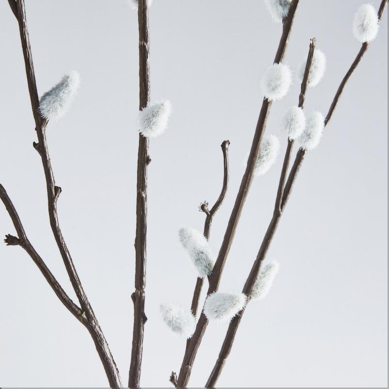 SMYCKA スミッカ 造花 スプレー - バッコヤナギ 85cm