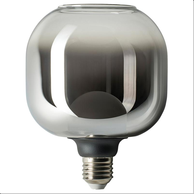 MOLNART モールナルト LED電球 E26 150ルーメン - チューブ形 オープントップ/グレークリアガラス 120mm