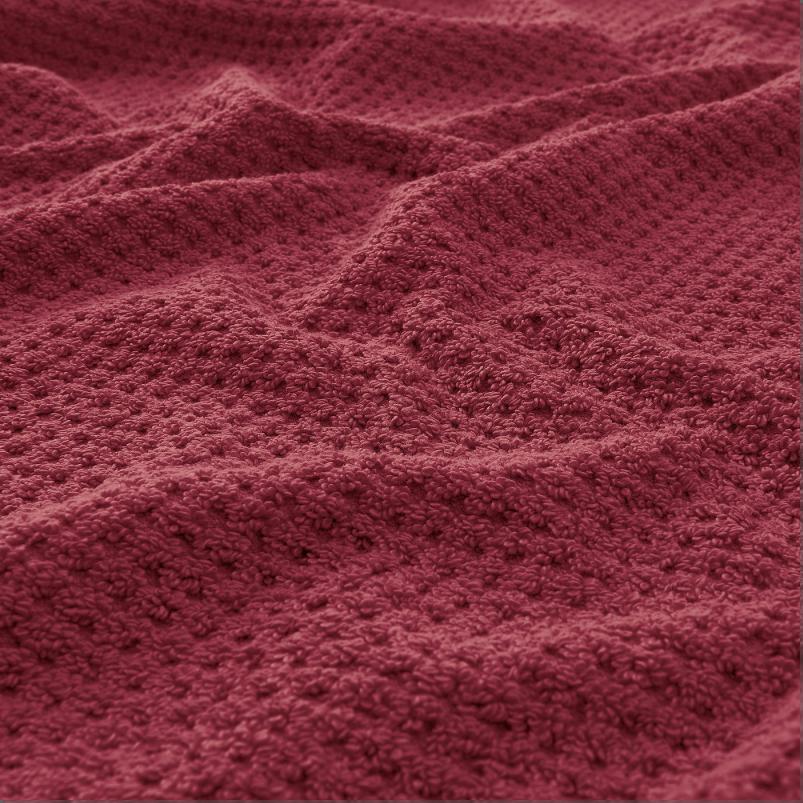 GULVIAL グルヴィアル タオルハンカチ - ディープレッド 30x30cm