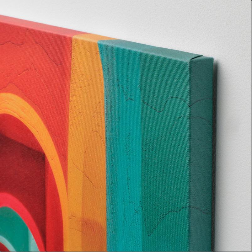 PJATTERYD プィエッテリード アート - 色彩豊かな回廊 50x70cm