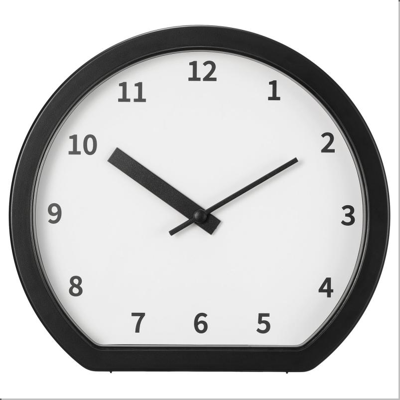 LOVGRODA ローヴグローダ 時計 - ブラック 22x20x4cm