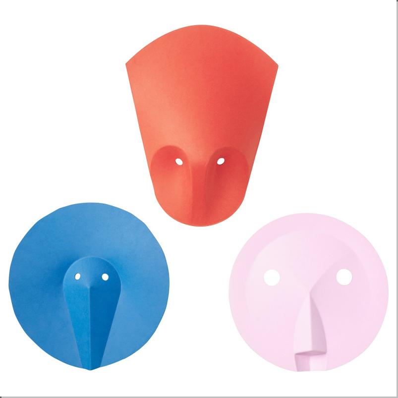 IKEA PS 2026 ウォールデコレーション3点セット - ピンク レッド/ブルー
