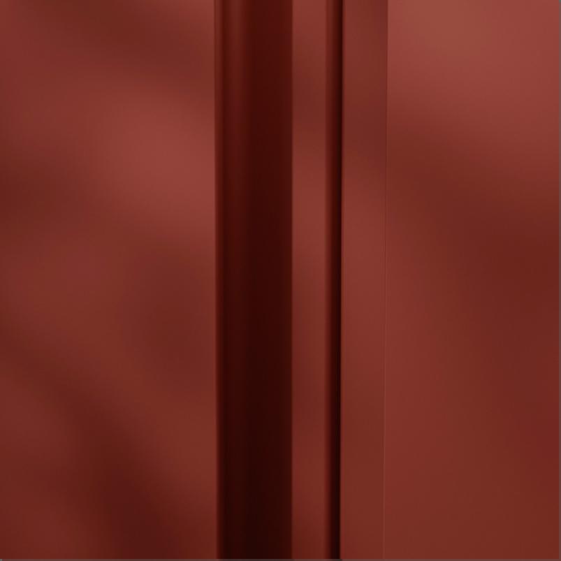 VIKANES ヴィーカネス 扉 - レッドブラウン 50x195cm