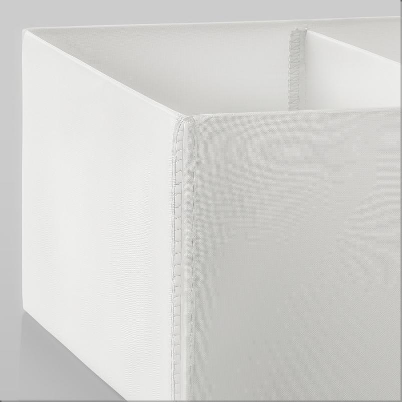 SKUBB スクッブ ボックス3個セット - ホワイト 20x38x12cm