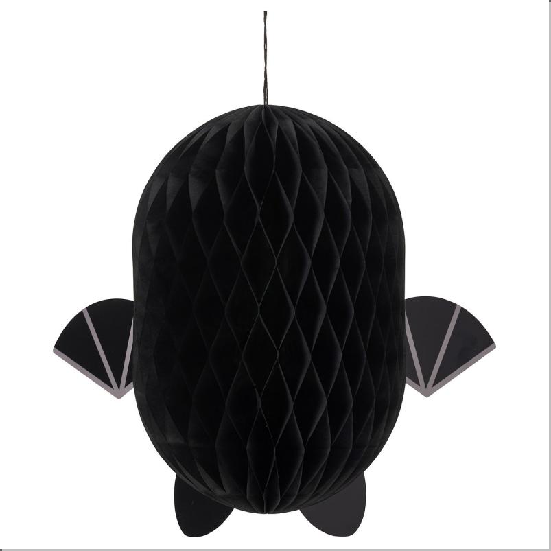 KUSTFYR クストフィール ハンギングデコレーション - コウモリ ブラック 42cm