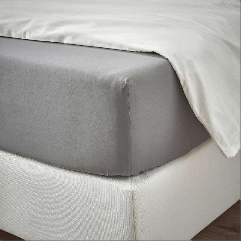 RONNVECKMAL ロンヴェックマル ボックスシーツ - グレー 80x200cm