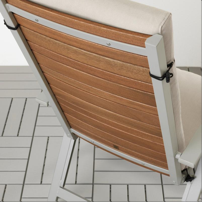 FROSON/DUVHOLMEN フローソーン/デューヴホルメン シート/背もたれ クッション 屋外用 - ベージュ 116x45cm