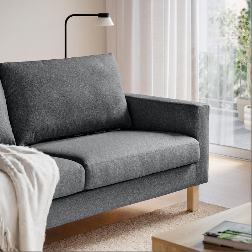 SALTSJOBADEN サルトショバーデン 3人掛けソファ - グンナレド ミディアムグレー