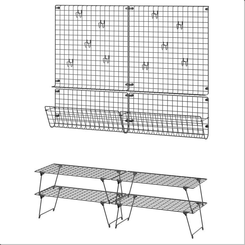 GREJIG グレイグ 玄関用家具8点セット - グレー