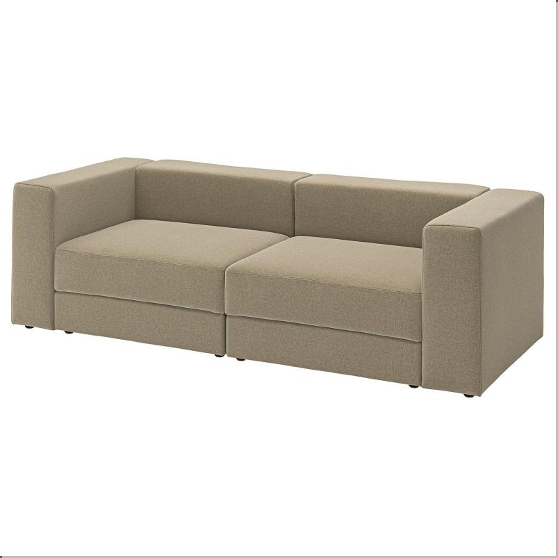 JATTEBO イェッテボ 3人掛けモジュールソファ - ヨハネスホブ ブラウンベージュ