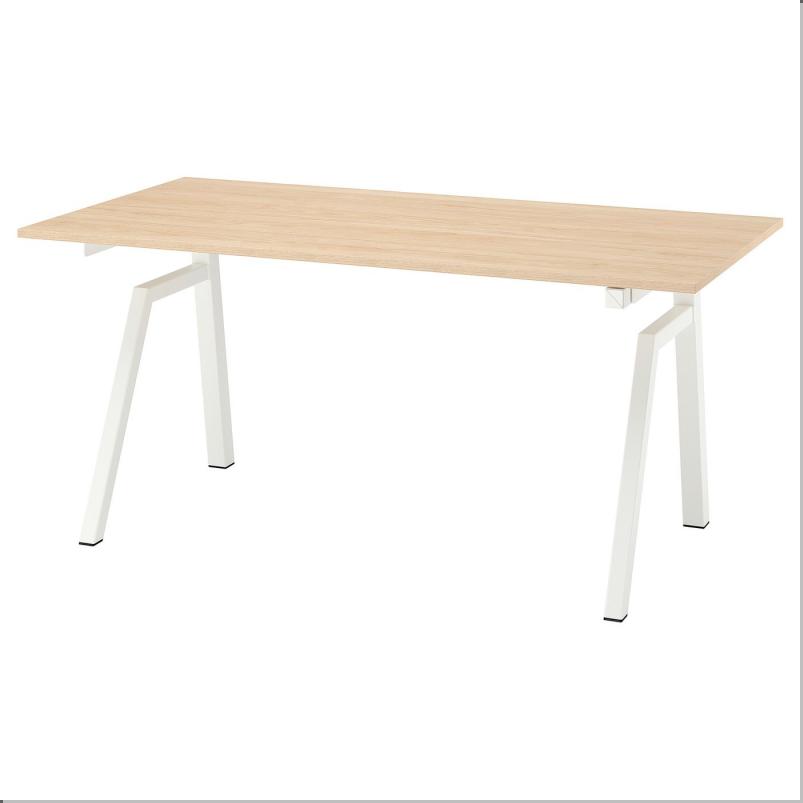 TROTTEN トロッテン / UTKLASSNING ウートクラスニング デスク&チェア - 100V アッシュ調/グレー/ホワイト 160x80cm