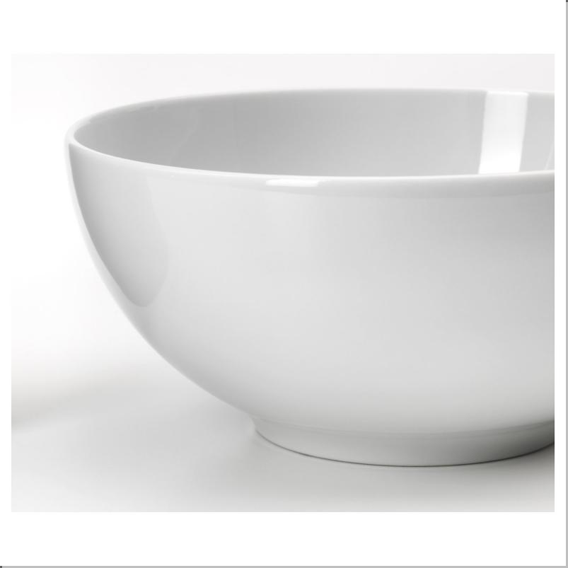 IKEA 365+ ボウル - 丸縁 ホワイト 16cm