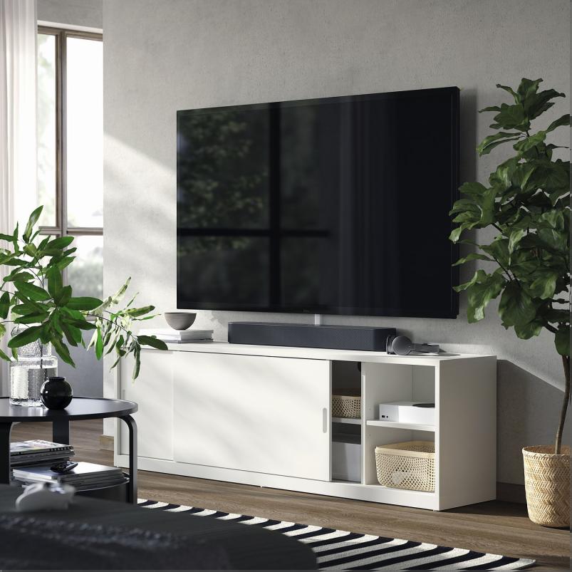 TONSTAD トンスタード テレビ台 - オフホワイト 177x37x56cm