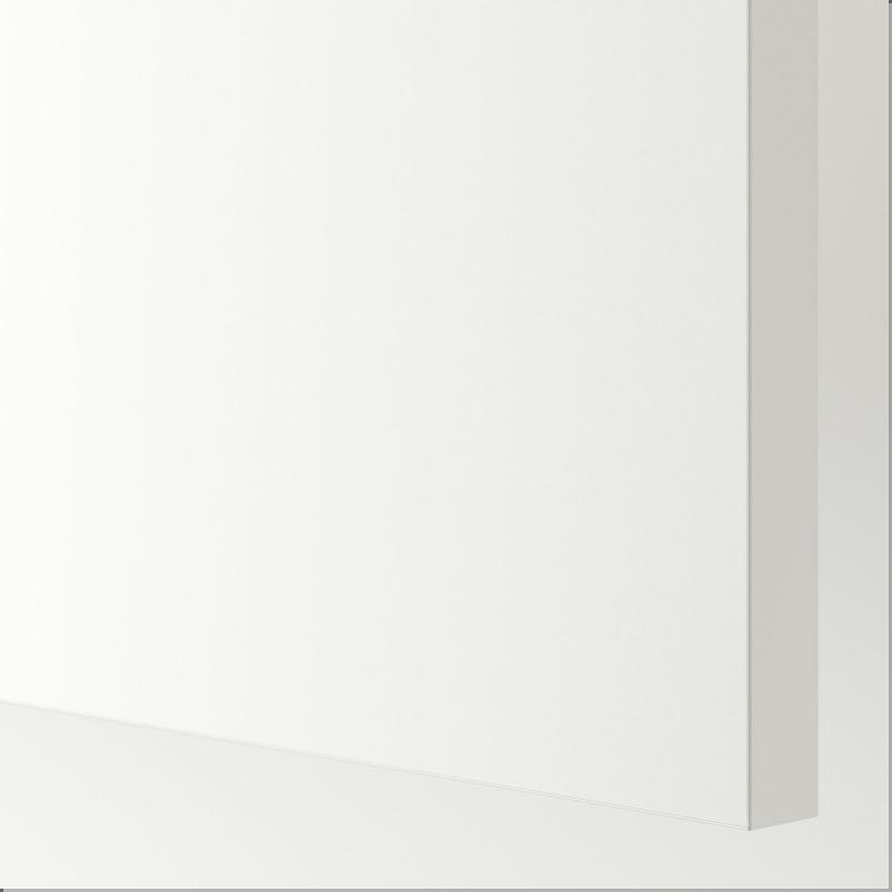 KNOXHULT クノックスフルト ベースキャビネット扉付き - ホワイト 180x85cm