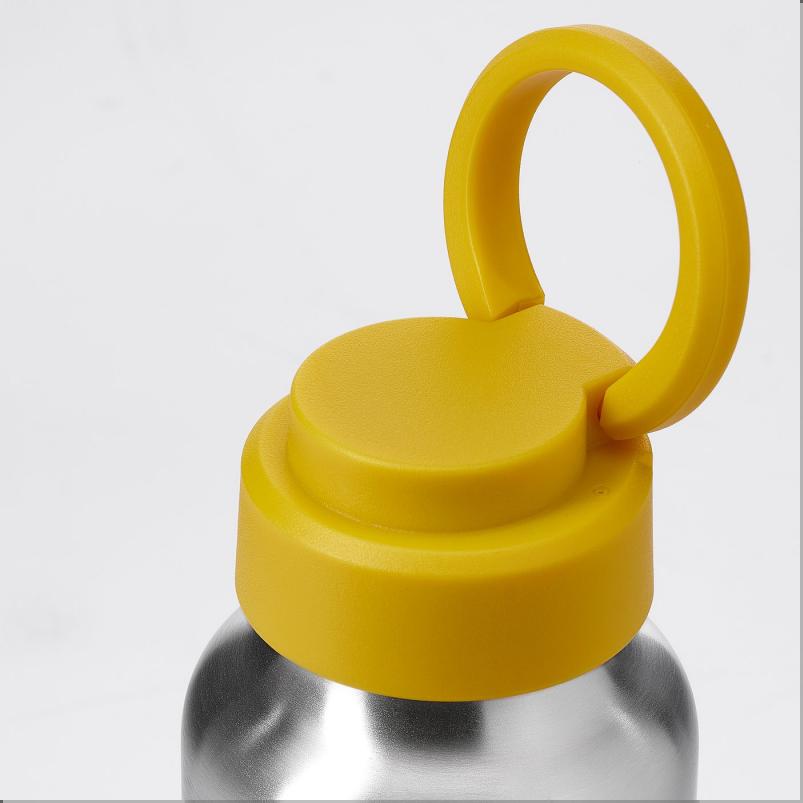 ENKELSPARIG エンケルスポーリグ 水筒 - ステンレススチール/イエロー 0.3L