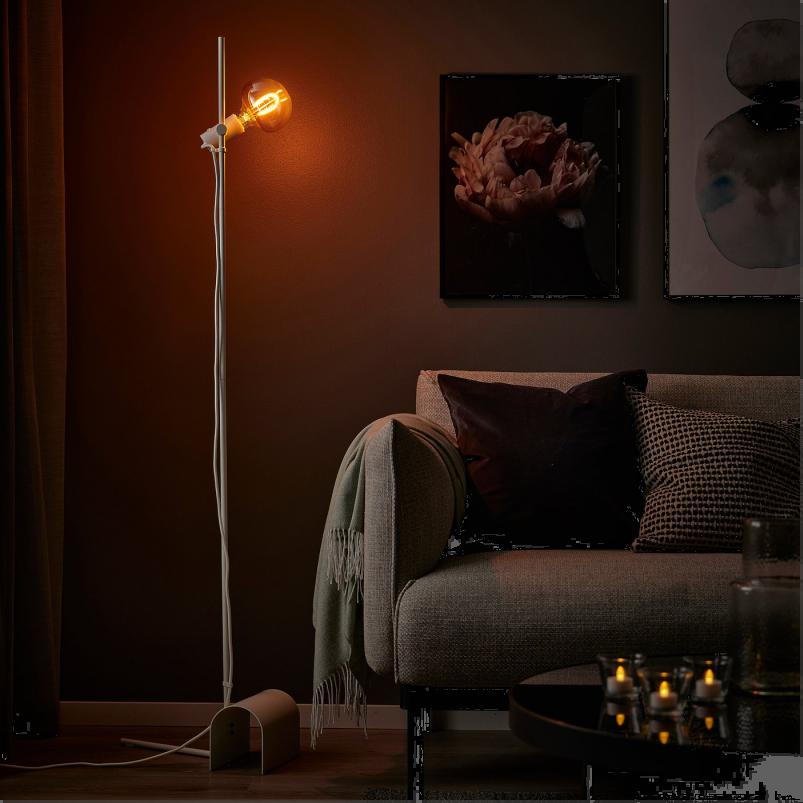 MOLNART モールナルト LED電球 E26 150ルーメン - きのこ ブラウンクリアガラス 120mm