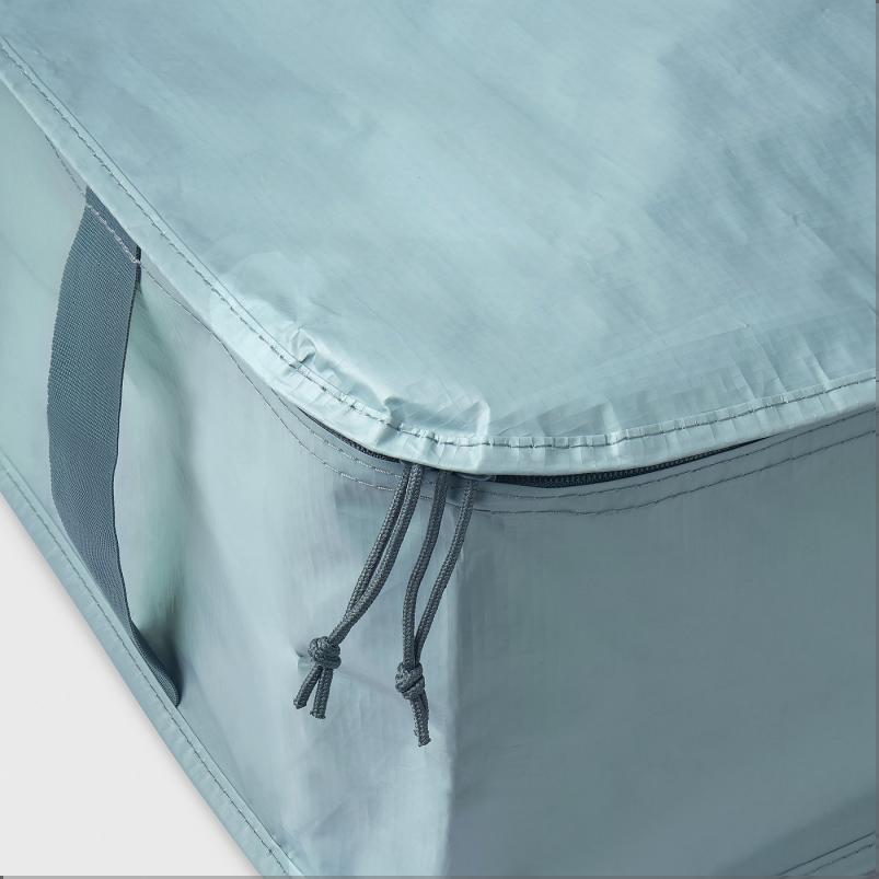 SACKKARRA セックシェラ 収納ケース - ターコイズ 55x49x19cm