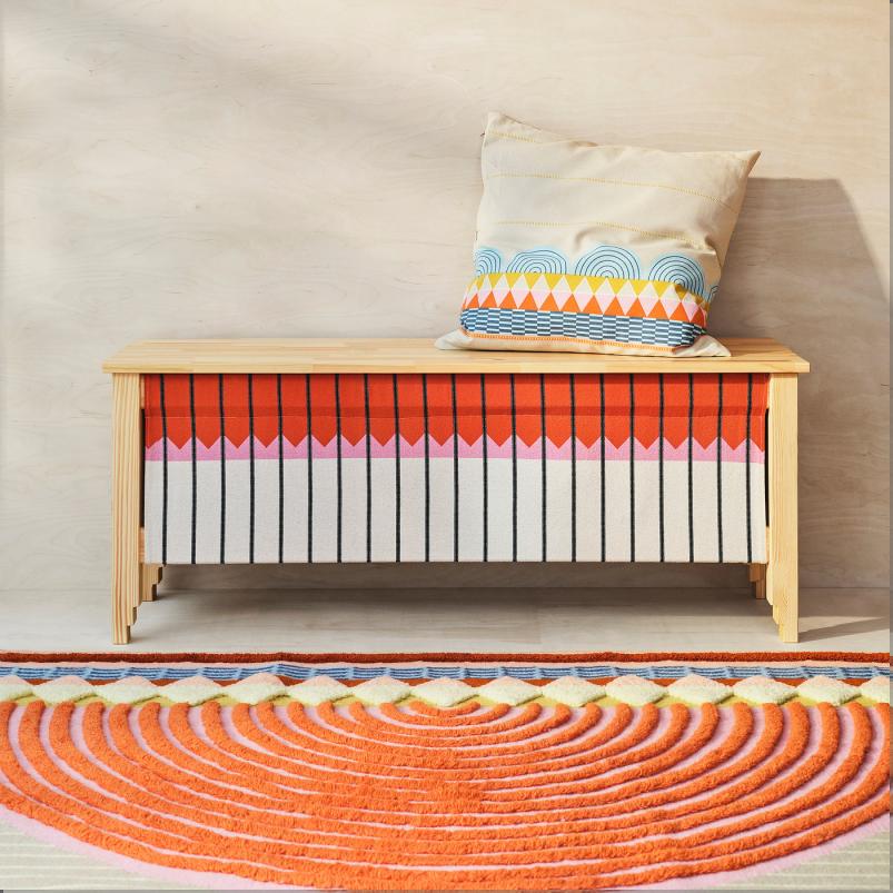 OMMJANGE オッミェンゲ ベンチ 収納付き