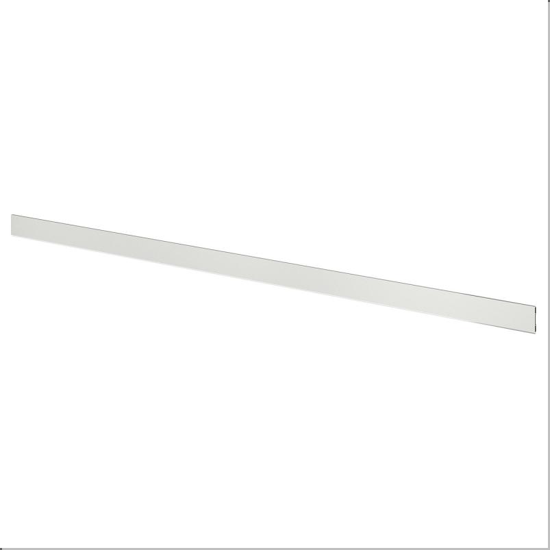 ASPUDDEN アスプウッデン 蹴込み板 - ライトグレー 220x8cm