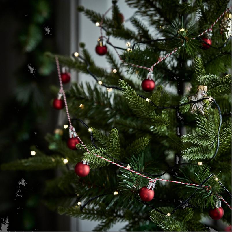 STRALA ストローラ LEDライトチェーン 全40球 - 電池式/屋外用 ブラック