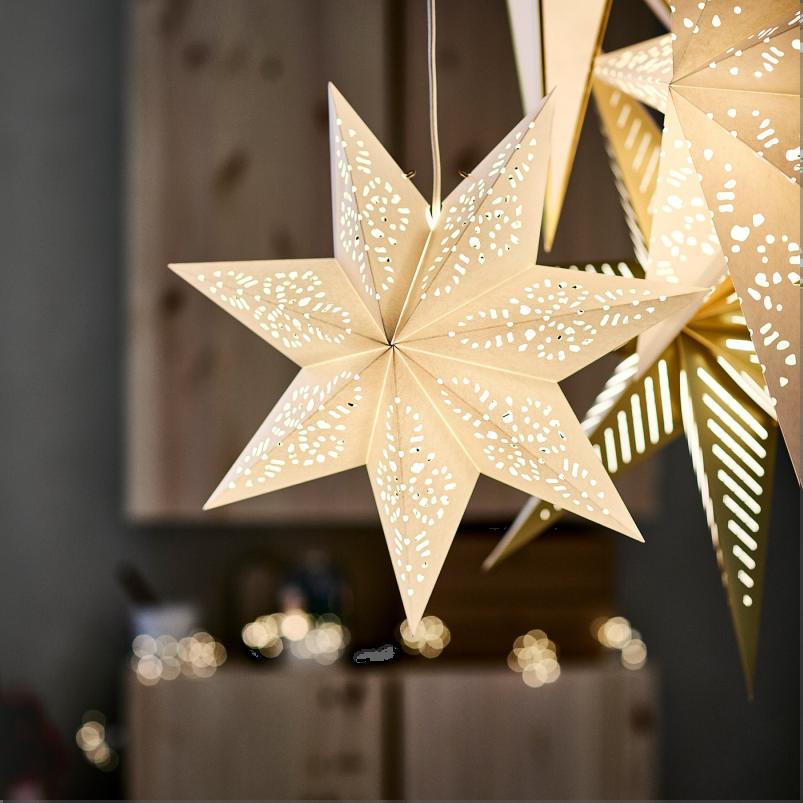 STRALA ストローラ ランプシェード - レース/ホワイト 48cm