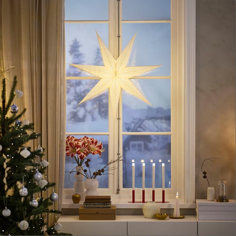 STRALA ストローラ ランプシェード - レース/ホワイト 90cm