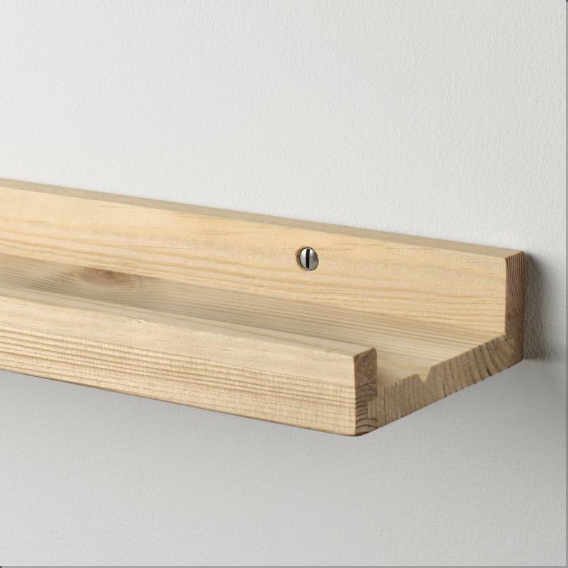 NORDHAGG ノルドヘッグ アート用飾り棚 - パイン材 45cm