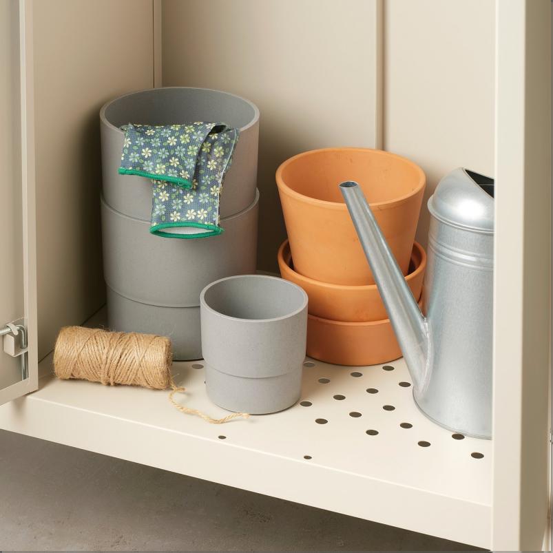 KOLBJORN コールビョーン キャビネット - ベージュ 屋外用/室内 90x161cm