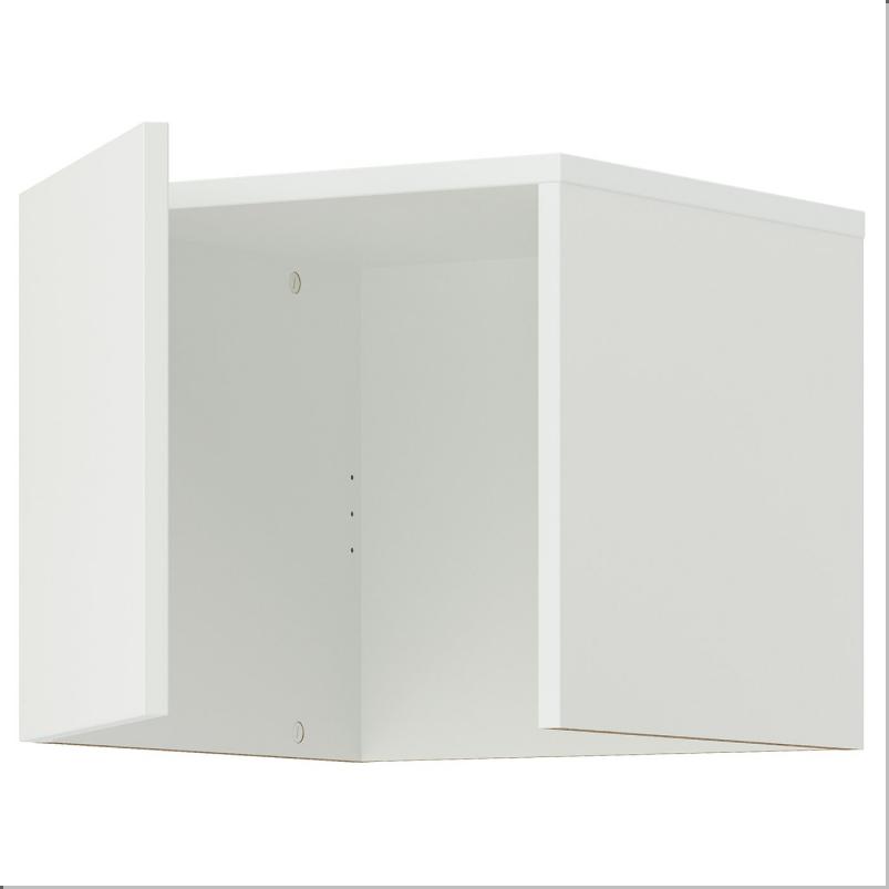 LASTARE ラスタレ 上部追加ユニット 扉付き - ホワイト 40x42x36cm