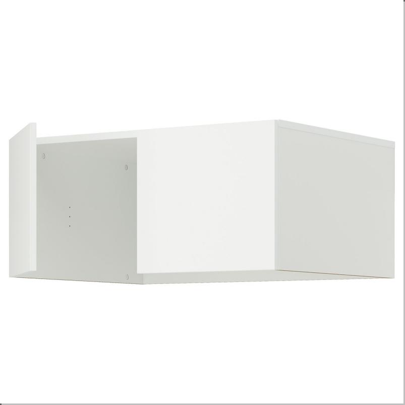 LASTARE ラスタレ 上部追加ユニット 扉付き - ホワイト 80x62x36cm