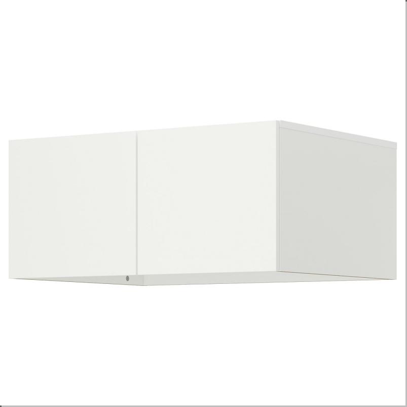 LASTARE ラスタレ 上部追加ユニット 扉付き - ホワイト 80x62x36cm