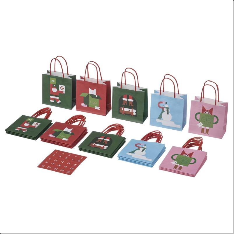 VINTERFINT ヴィンテルフィント ギフトバッグ - 柄ミックス 10x10cm