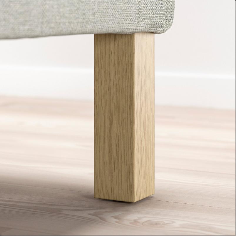 BURFJORD ブールフョールド 脚 - オーク調 20cm