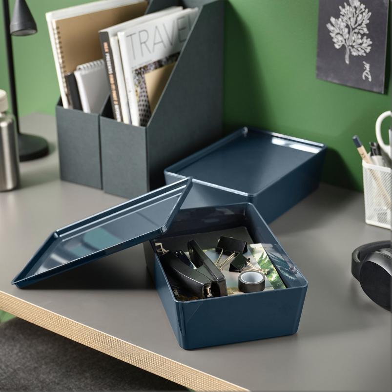 KUGGIS クッギス ボックス - ブラックブルー 18x26x8cm