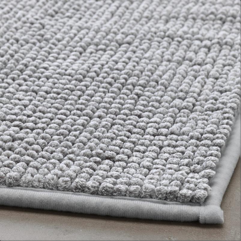 TOFTBO トフトボー トイレマット - グレーホワイト/メランジ 55x60cm