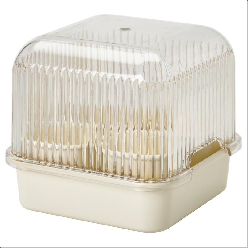 DOFTRIPS ドフトリプス 栽培セット - 透明/オフホワイト 16x16x14.5 cm