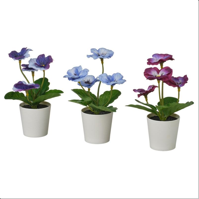 FEJKA フェイカ 人工観葉植物 - 室内/屋外用 パンジー 6cm