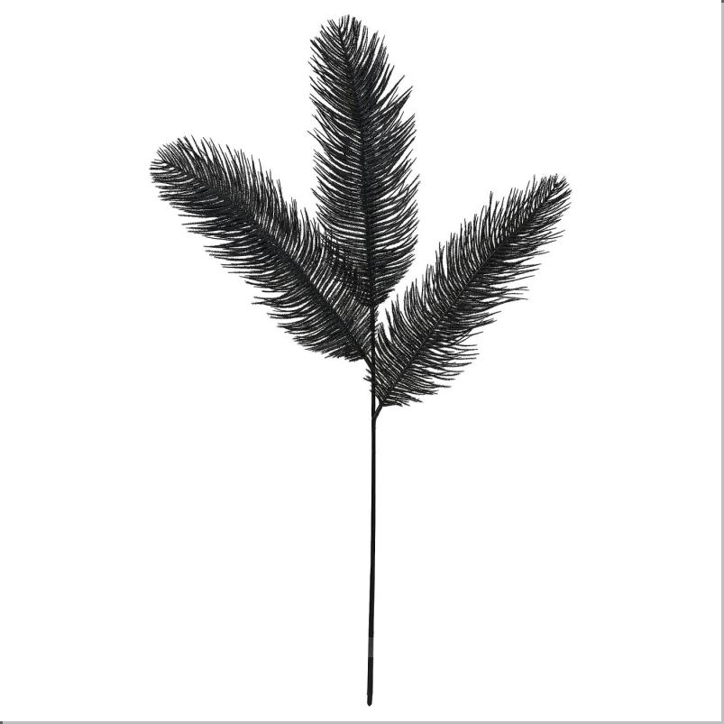 SMYCKA スミッカ 造花 スプレー - 室内/屋外用/ブラック 65cm