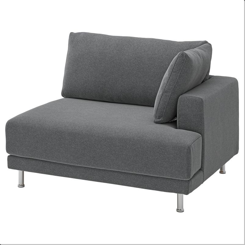 UPPAKRA ウッポークラ カバー 1.5人掛けシートモジュール用 右 - ヨハネスホブ ダークグレー