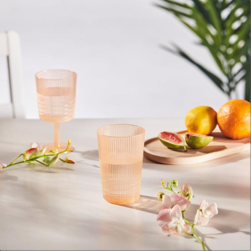 KALLSINNIG カルスィンニグ グラス - プラスチック/オレンジ 38 cl