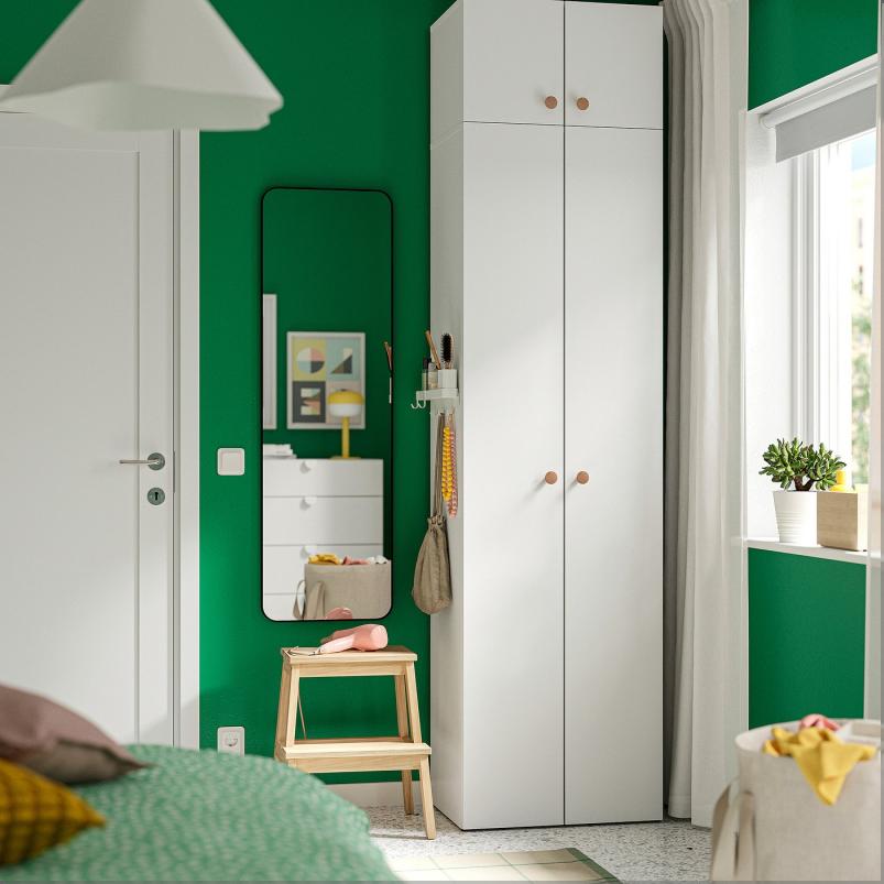 LASTARE ラスタレ ワードローブコンビネーション - ホワイト 60x42x236cm