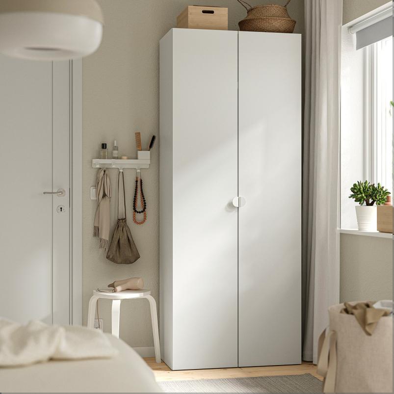 LASTARE ラスタレ ワードローブコンビネーション - ホワイト 80x42x200cm