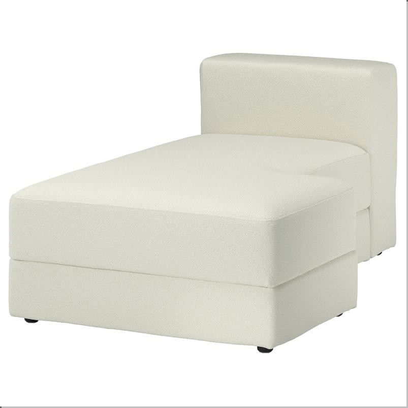 JATTEBO イェッテボ 寝椅子モジュール 右 - アクスヴァラ オフホワイト