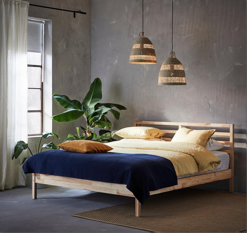 TORARED トラレード / HAVSDJUP ハーヴスユープ ペンダントランプ - ハンドメイド スゲ/ブラック 36cm