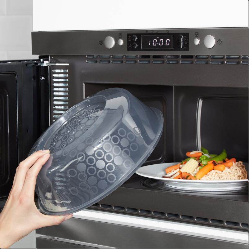PRICKIG プリッキグ 電子レンジ用ふた - グレー 26cm