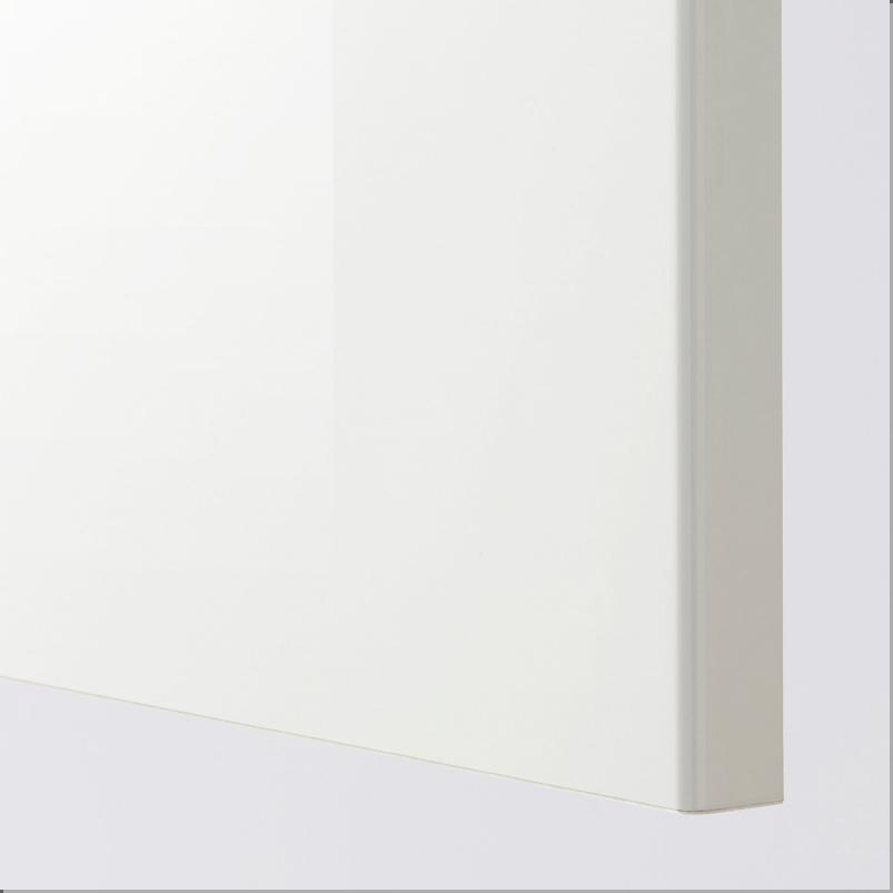 RINGHULT リンガフルト 扉 - ハイグロス ホワイト 15x80cm