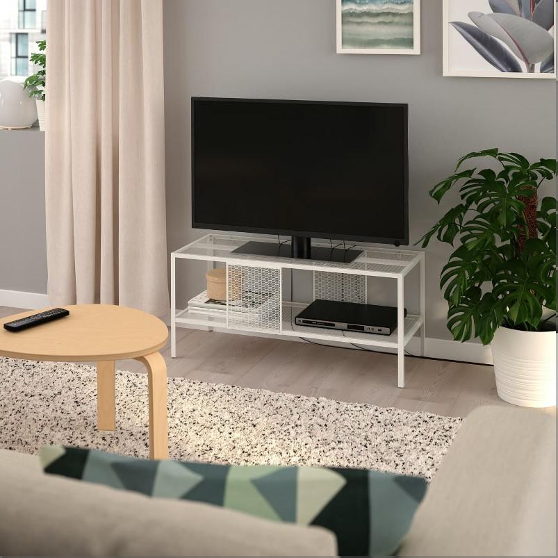 BAGGEBO バッゲボー テレビ台 - メタル/ホワイト 90x35x40cm